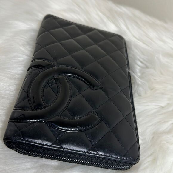 💯Preloved Chanel Large Quilted Wallet/Organizer🍀 - Picture 14 of 16
